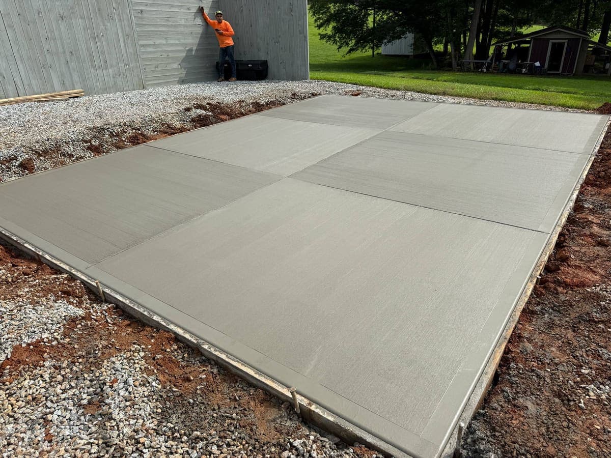 Pole Barn Slab in Clayton, NC — Local Concrete Contractor.