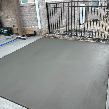 Professional Patio Repair installation in Greenville, North Carolina by Local Concrete Contractor — commercial-grade base prep, 6-inch compacted aggregate, expansion joints sawn within 12 hours.