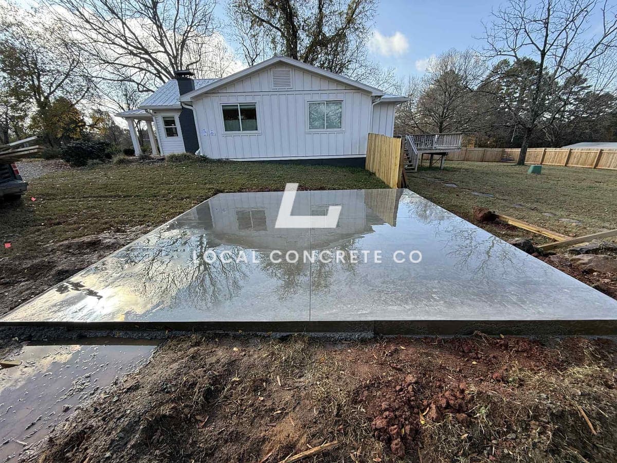 Concrete Garage Floor in Mint Hill, NC — Local Concrete Contractor.