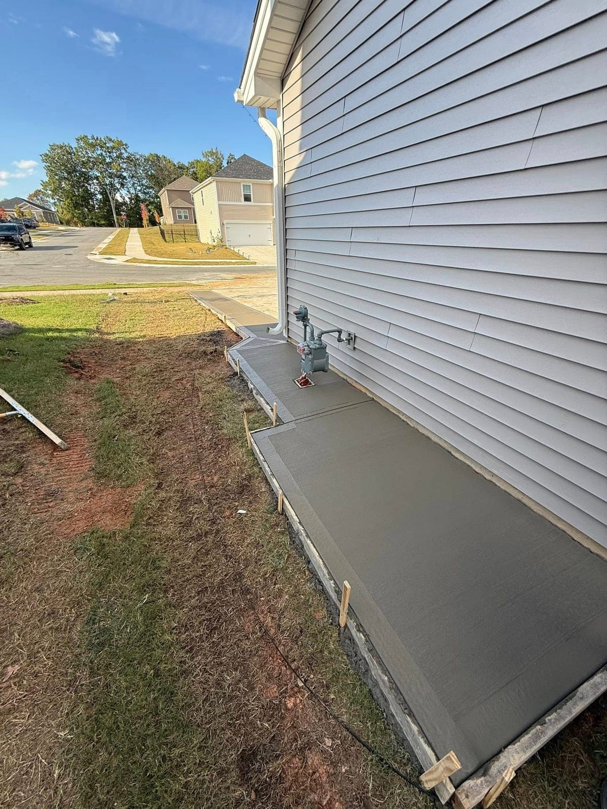 Completed Trash & Dumpster Pads installation in Mooresville, NC by Local Concrete Contractor — concrete contractor serving the Charlotte metro and Triangle since 2018, no deposit, no progress payments.