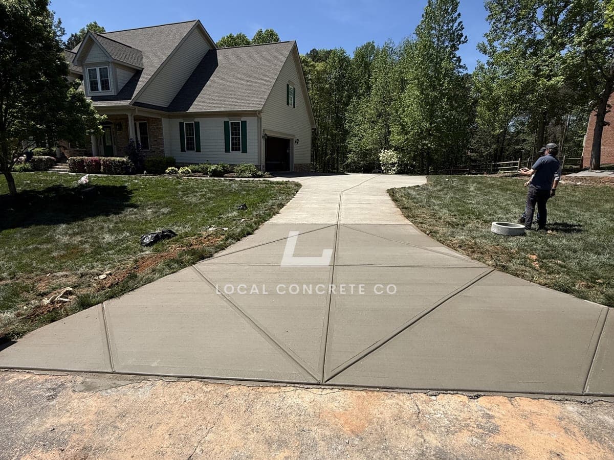 Concrete Driveway Apron contractor in Newton, NC — Local Concrete Contractor delivers driveway, patio, foundation, and decorative concrete work across the Carolinas with a 30-year structural standard.