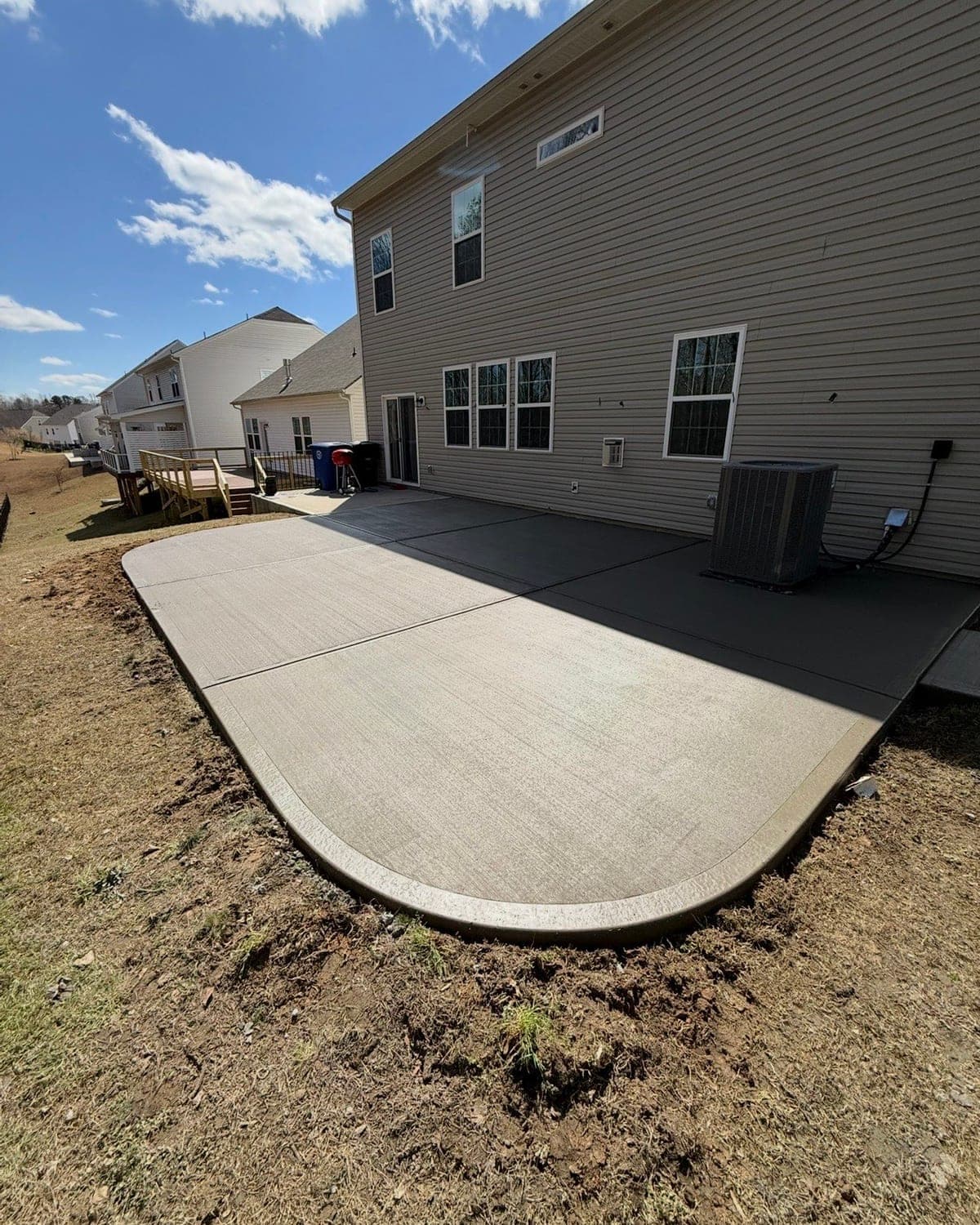 Concrete Patios contractor in Newton, NC — Local Concrete Contractor delivers driveway, patio, foundation, and decorative concrete work across the Carolinas with a 30-year structural standard.