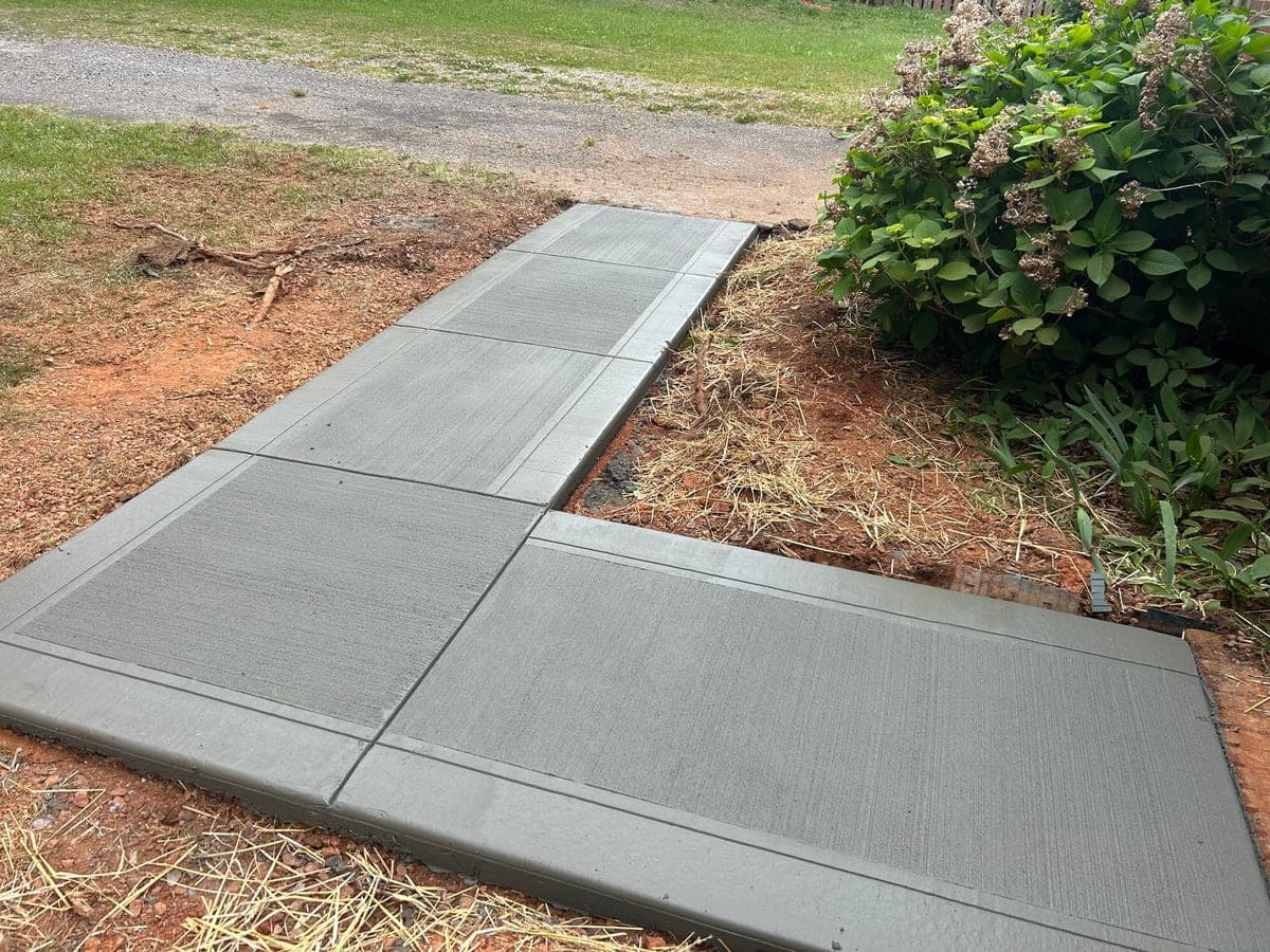 Completed Sidewalk Repair installation in Raleigh, NC by Local Concrete Contractor — concrete contractor serving the Charlotte metro and Triangle since 2018, no deposit, no progress payments.