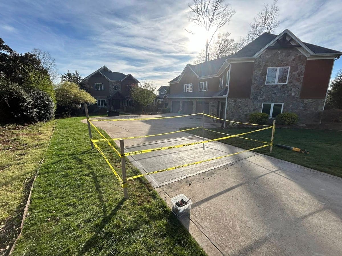 Custom General Driveway Repair project completed in Wake Forest, NC by Local Concrete Contractor — pay-on-completion contractor, no deposit required, licensed and insured in North Carolina.