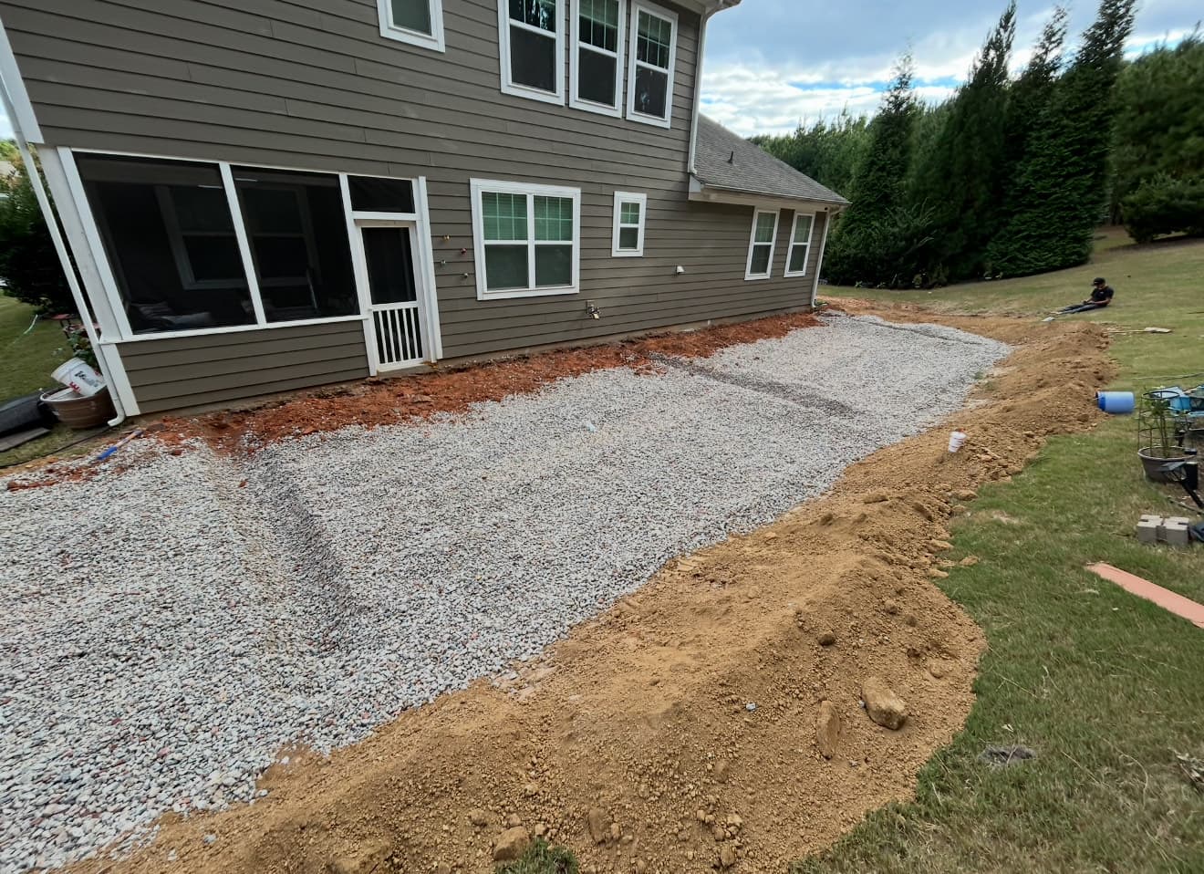 Step 04: Site Preparation in Clayton, NC concrete project by Local Concrete Contractor