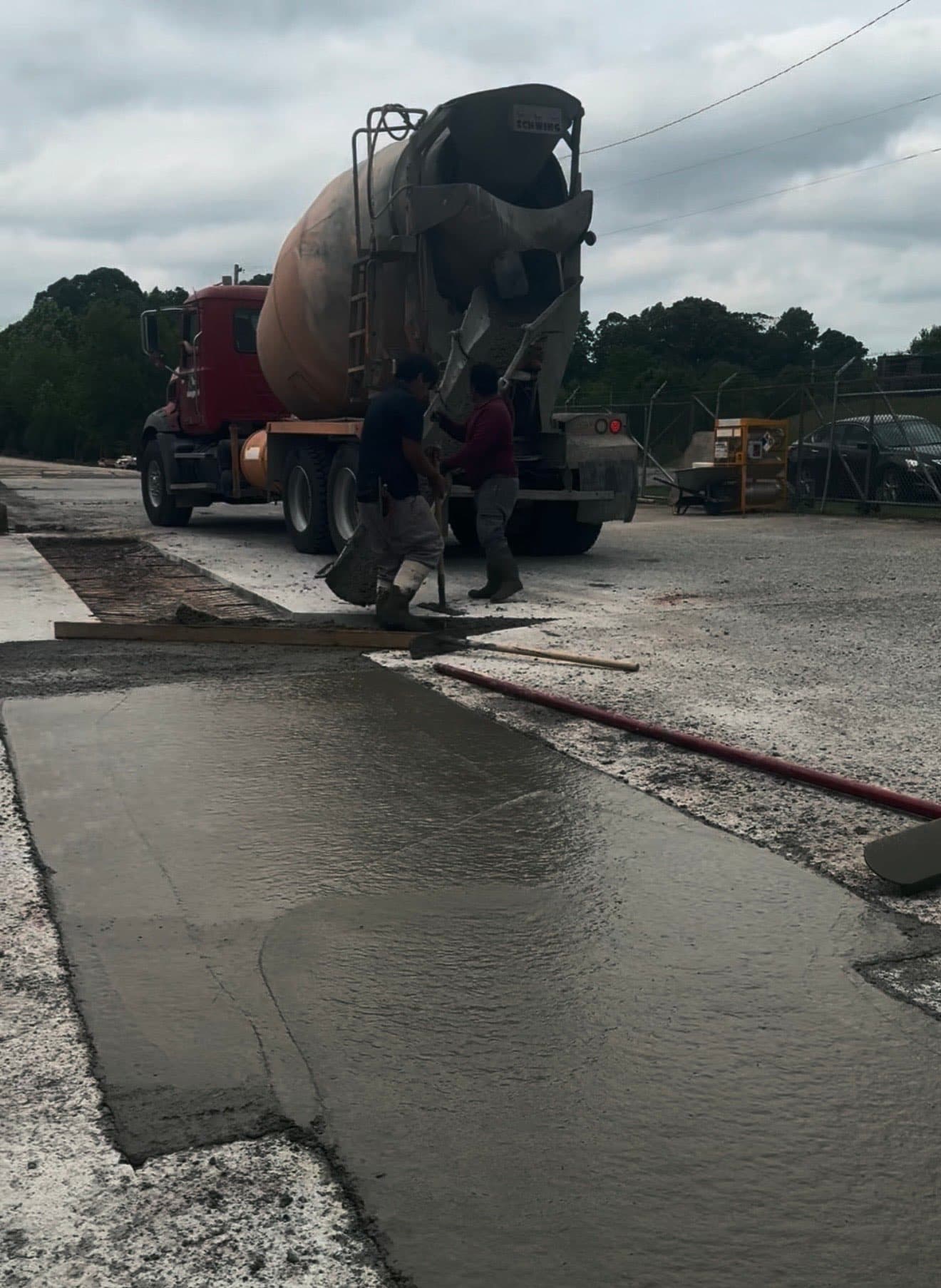 Step 10: Placement in Clayton, NC concrete project by Local Concrete Contractor