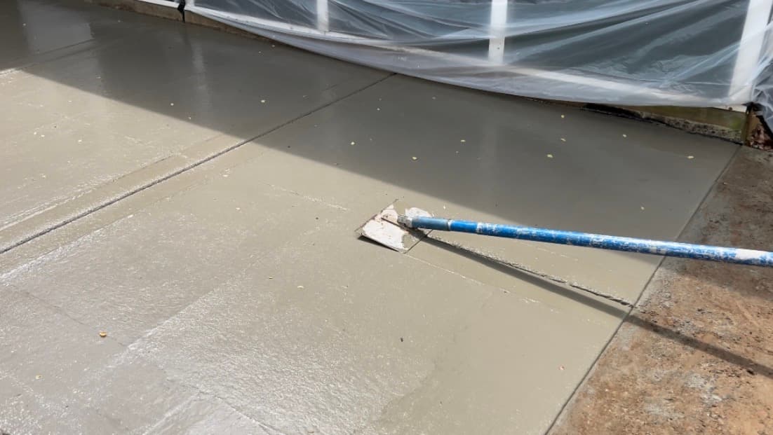 Step 12: Edging & Jointing in Wake Forest, NC concrete project by Local Concrete Contractor