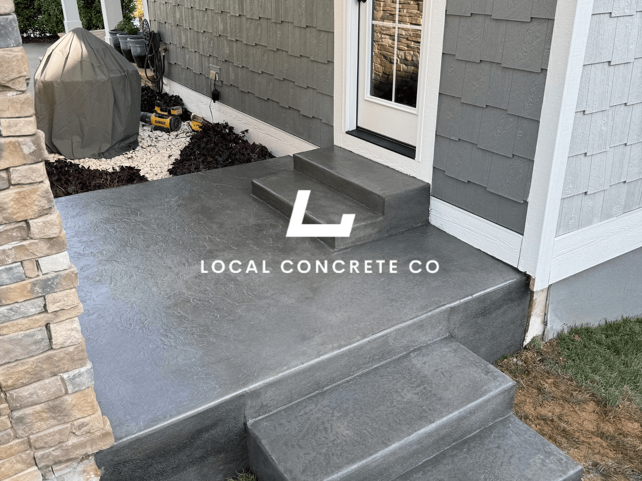 Step 18: Project Completion in Wake Forest, NC concrete project by Local Concrete Contractor