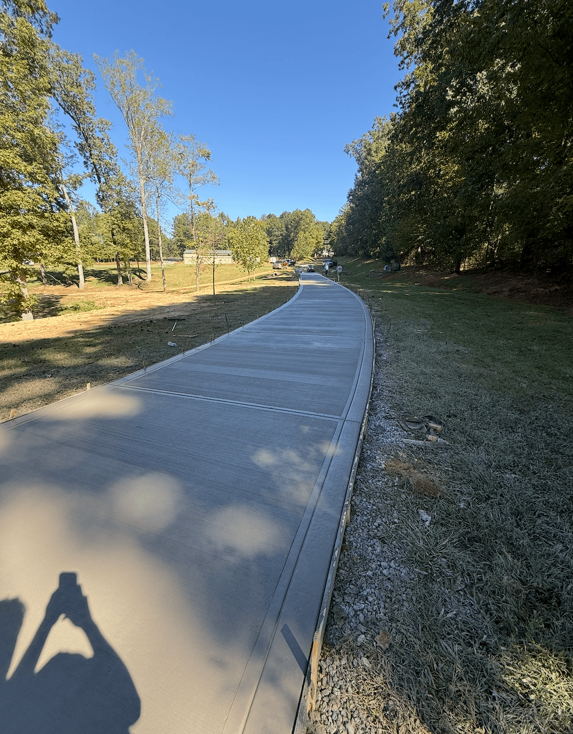 Long Concrete Driveways