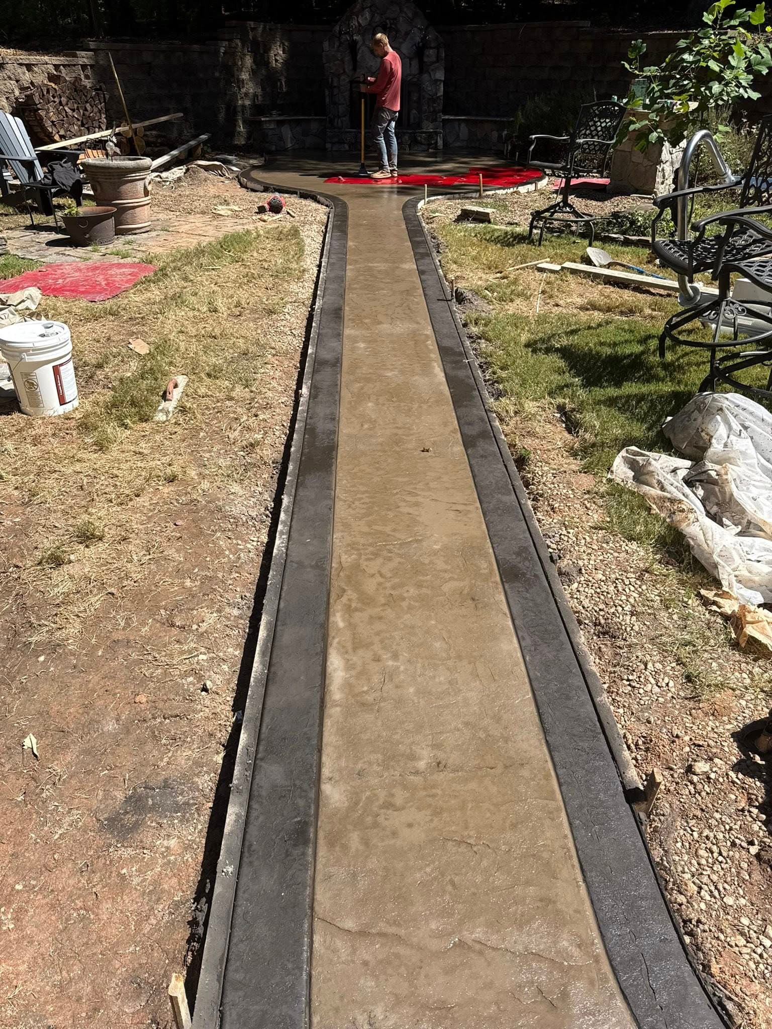 Stamped Concrete Sidewalks