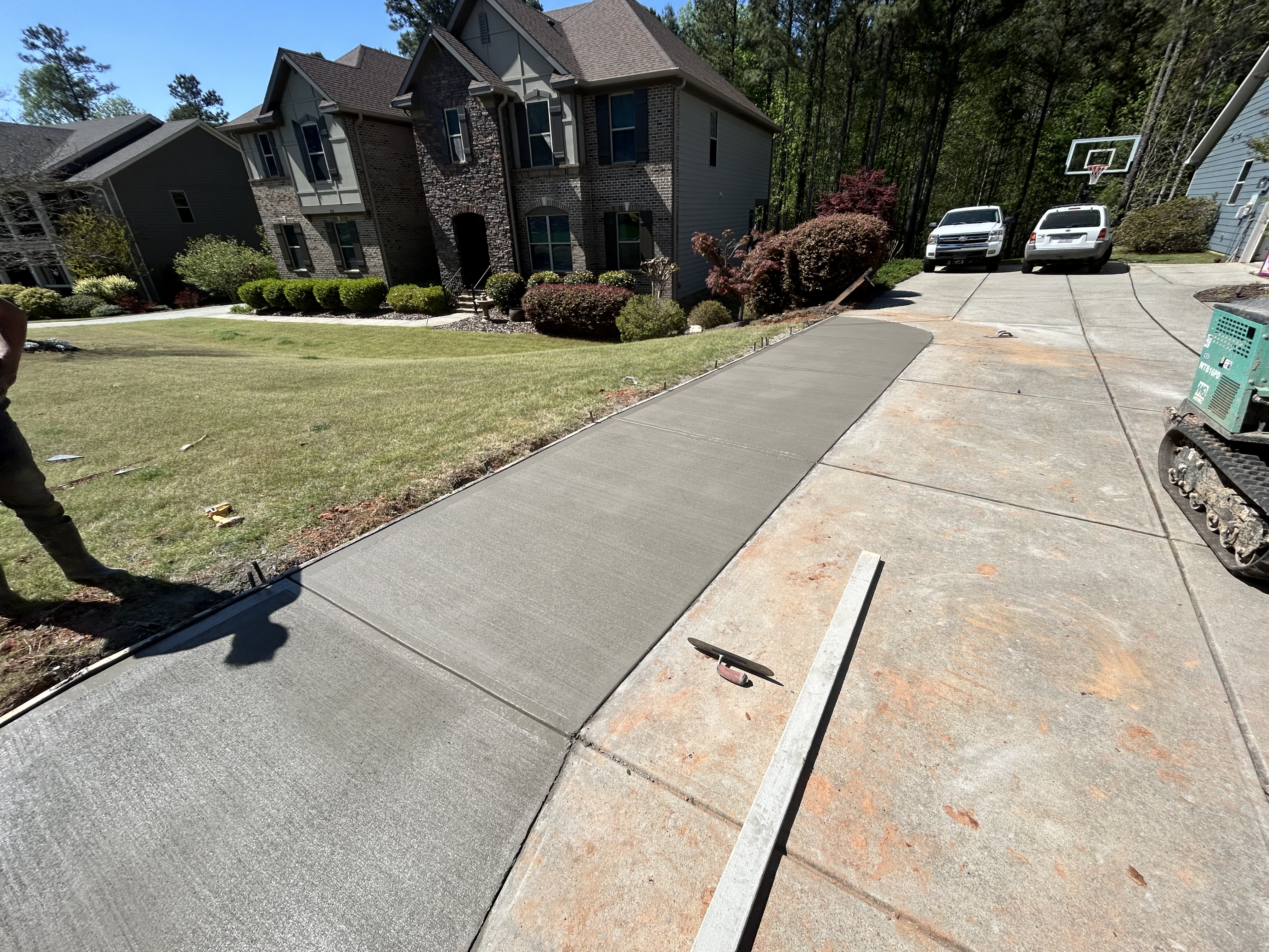 Indian Trail concrete project 15