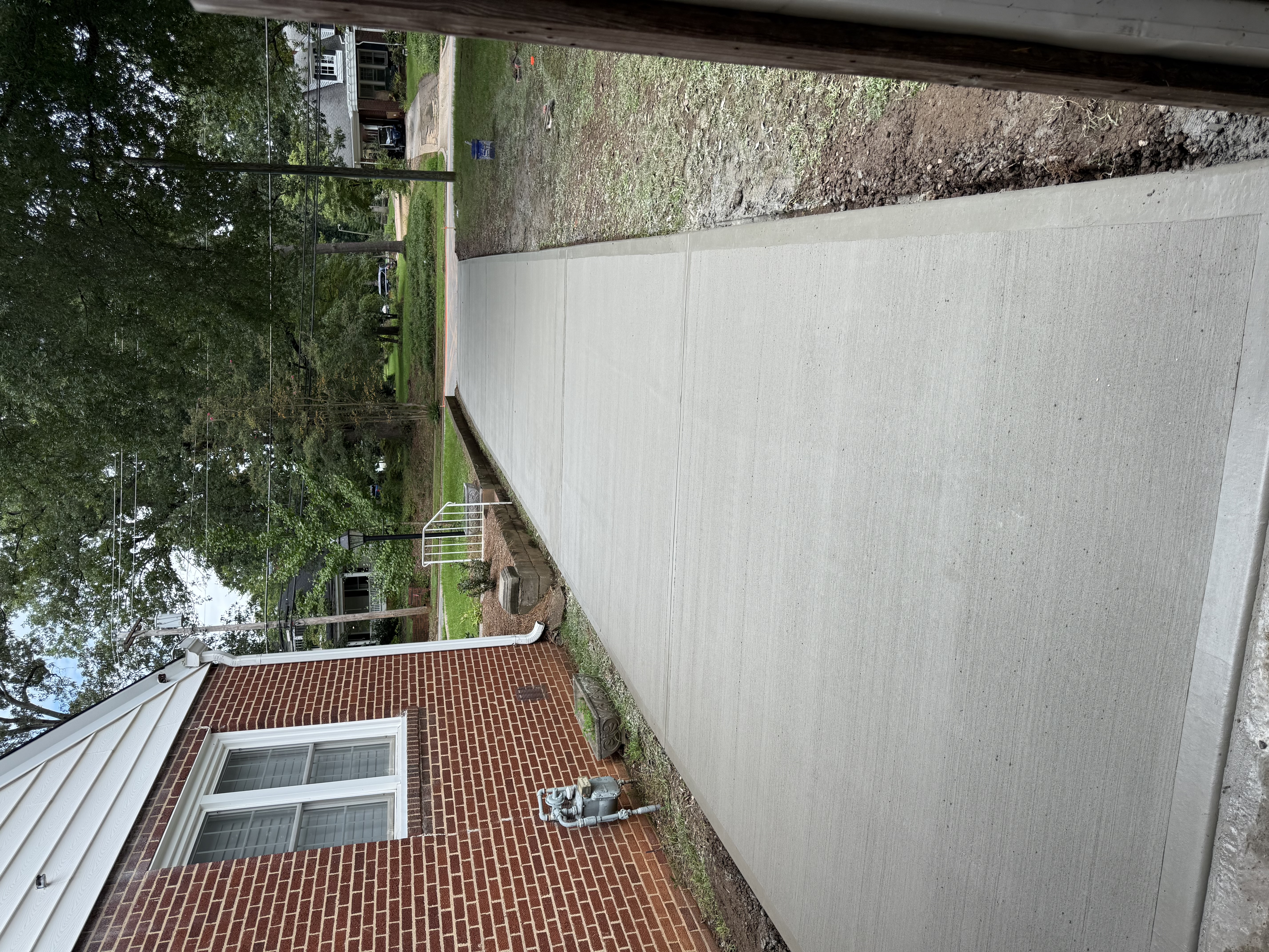Wake Forest concrete project 8