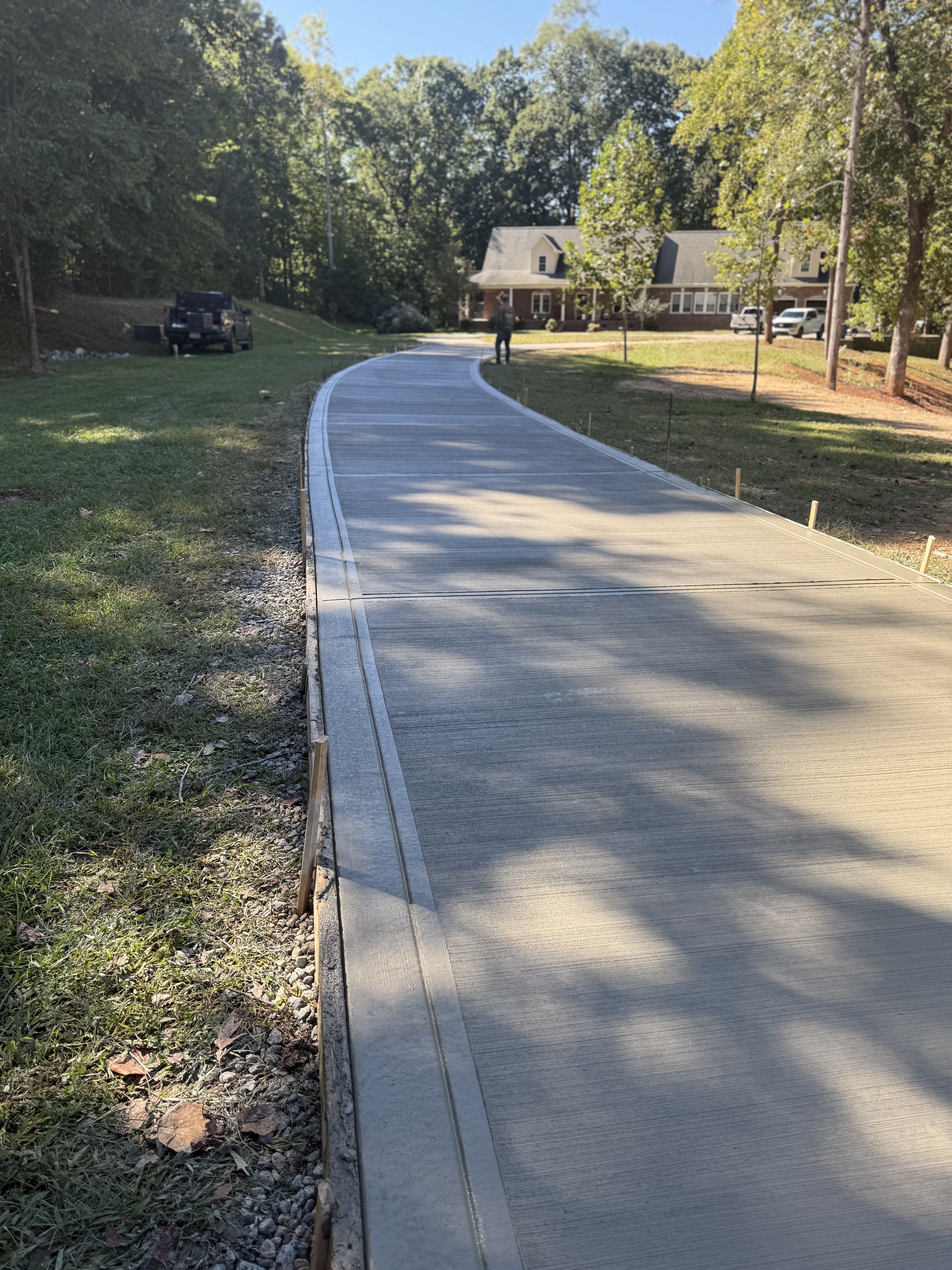 Wake Forest concrete project 12